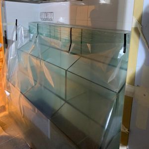 3 Levels Seafood Tank. All glass. Fully custom-made by N30 Tank.