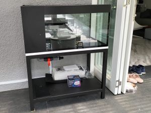 Terrarium-006: Custom-made Turtle Tank fitted with Heavy Duty Mild Steel Stand. Project by N30 Tank.